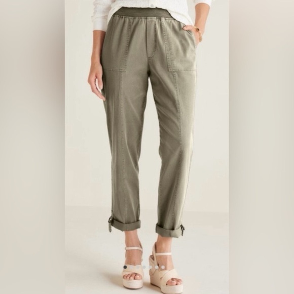 Soft Surroundings Women’s Olive Green Medina Pant - 3X